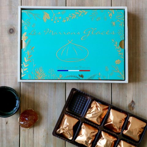 Coffret de 8 marrons glacés